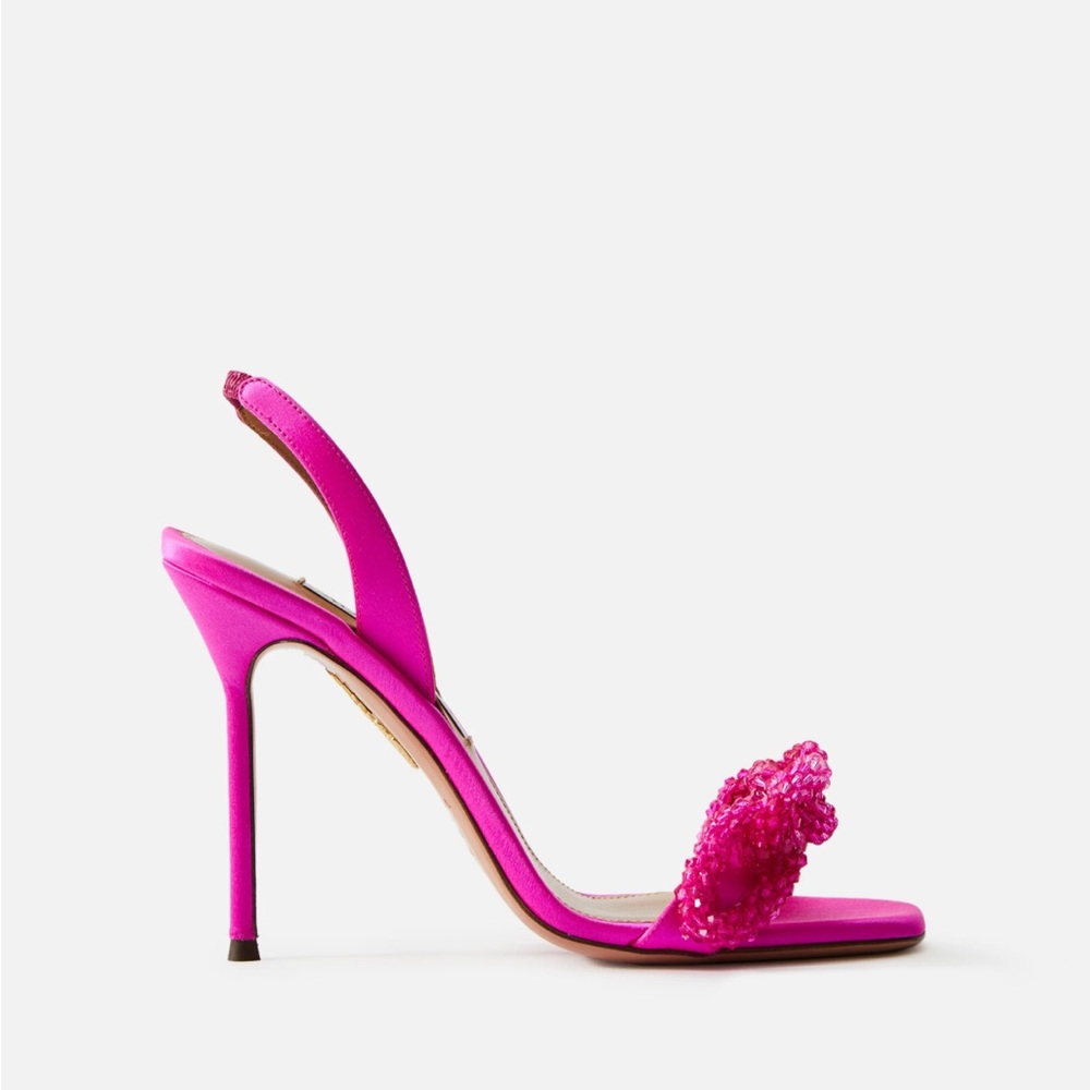 Aquazzura Chain of Love Sandal 105mm